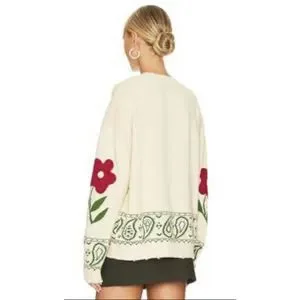 Free People | Sweaters | Free People Profound Knitted Floral